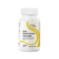 Seeking Health Kids Multivitamin Chewable bottle for easy daily nutrition
