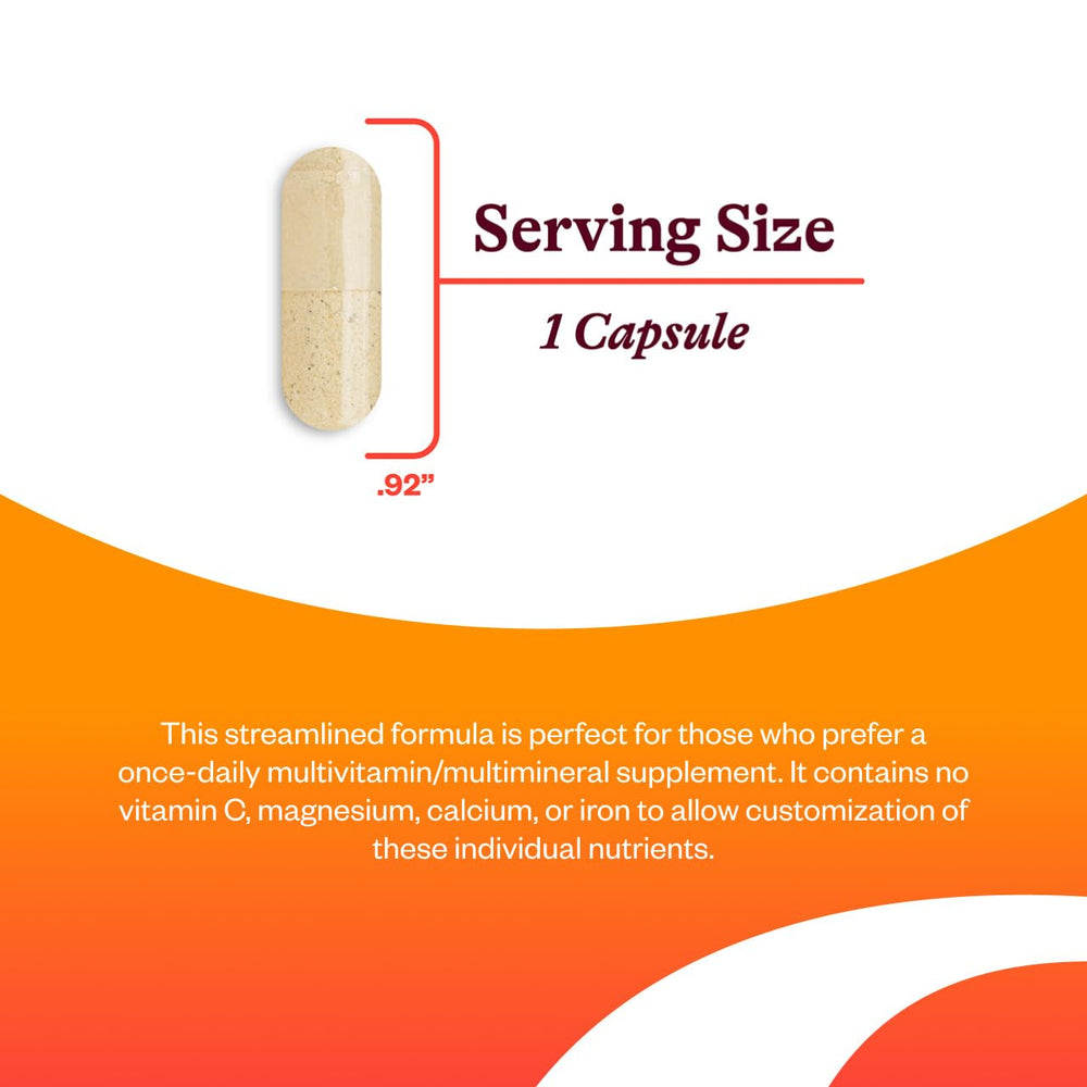 Seeking Health Multivitamin One bottle being poured for convenient daily use.