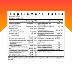 Close-up of Seeking Health Multivitamin One capsules highlighting bioavailable nutrients.