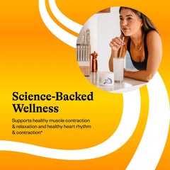 Seeking Health berry electrolyte beverage in a glass after workouts.