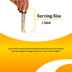 Seeking Health Optimal Electrolyte Sticks dissolving in water highlights easy post-workout hydration.