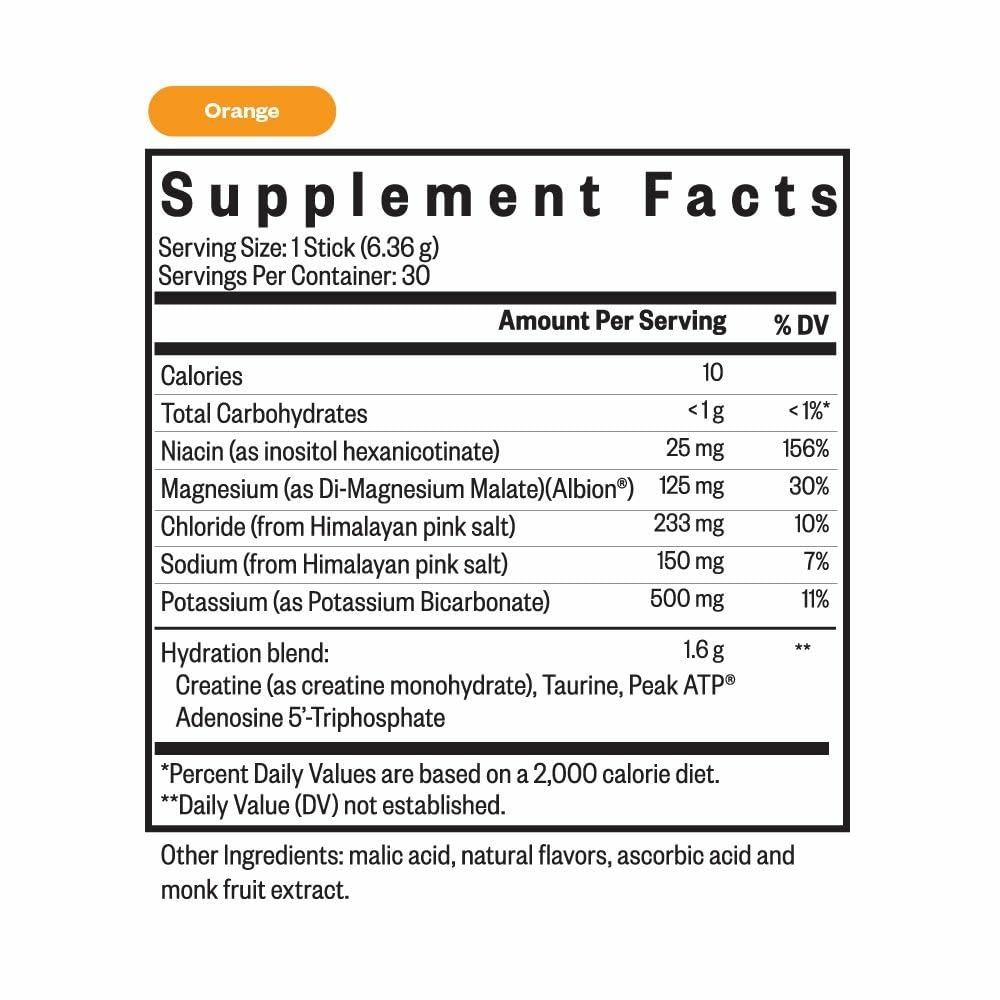 Seeking Health Optimal Electrolyte Sticks powder being mixed into water.