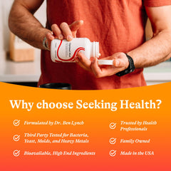 Seeking Health Optimal Man panax ginseng imagery for sustained vitality