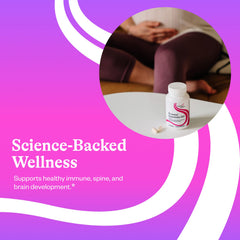 Vitamin D3 and K2 profile in Seeking Health Prenatal Essentials MF supplement.