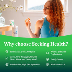 Seeking Health ProBiota 60-capsule bottle designed for simple daily routine