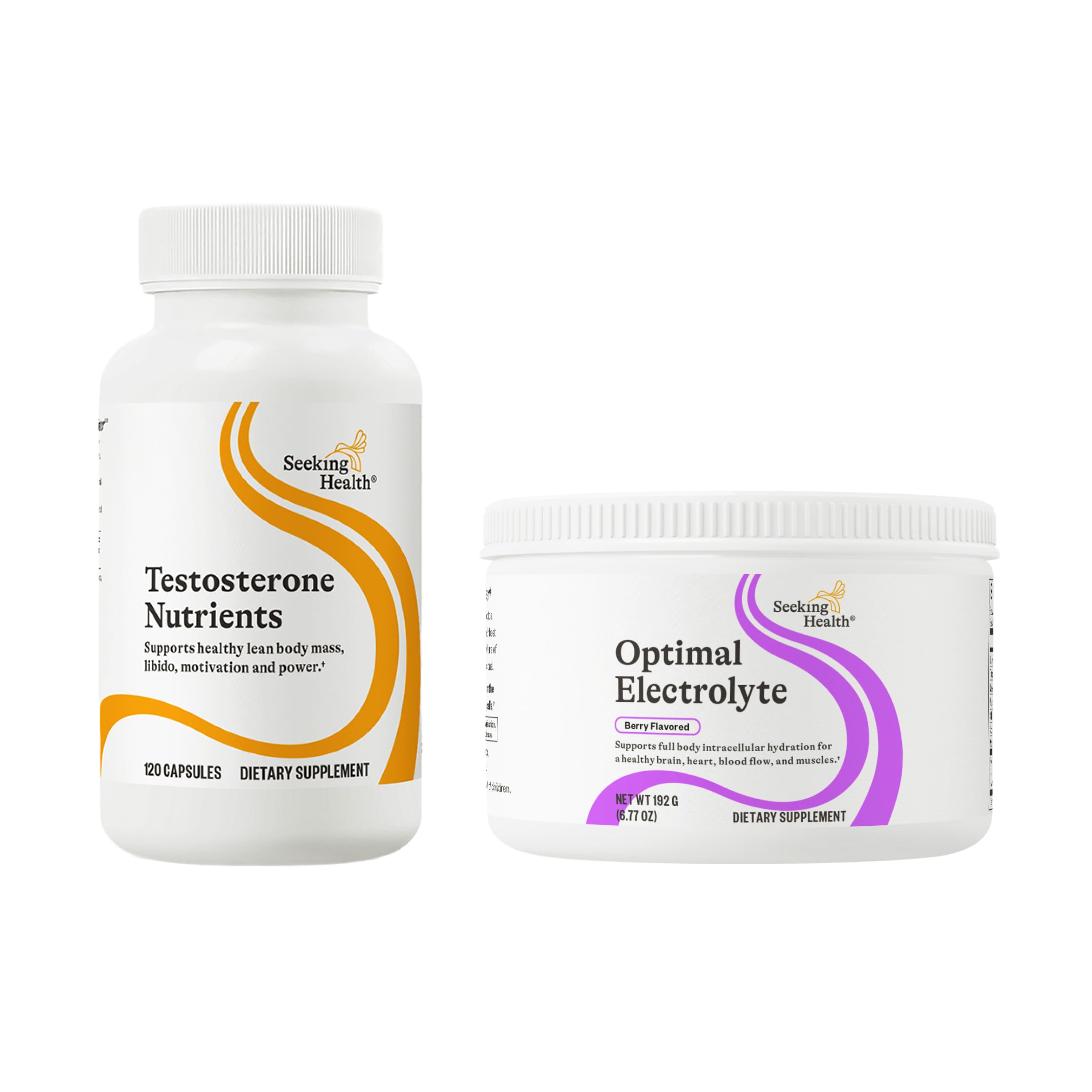 Seeking Health Testosterone Nutrients energy and memory focus visual for cognitive clarity