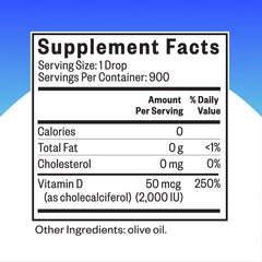 Seeking Health Vitamin D3 Drops dropper dispensing a dose for easy daily use.