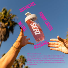 SEEQ Clear Whey Fruit Punch recipe idea in a chilled glass