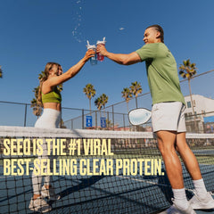 SEEQ Clear Whey Mango Pineapple ingredients listing aids clean nutrition planning.