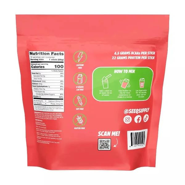 SEEQ Clear Whey Watermelon Wave shaker ready for on-the-go protein