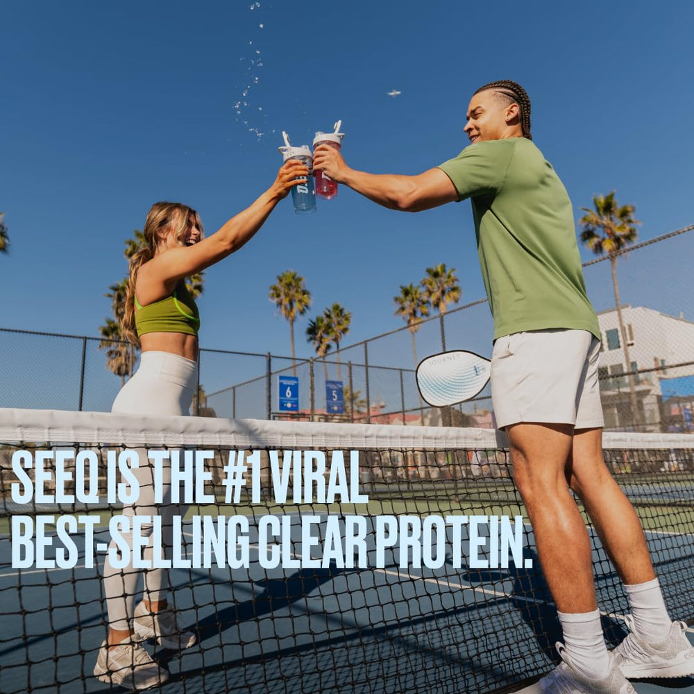 SEEQ Lactose-Free stick showcases a dairy-free protein choice.