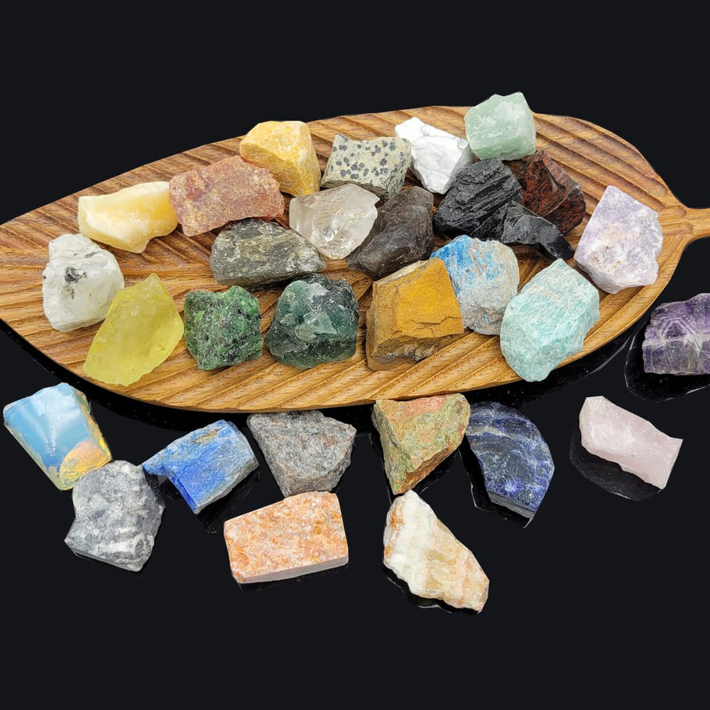 SeeuFun crystal healing stone set for mindfulness and decorative display