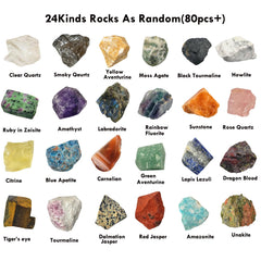 SeeuFun rough stones for polishing batch ideal for tumbling practice