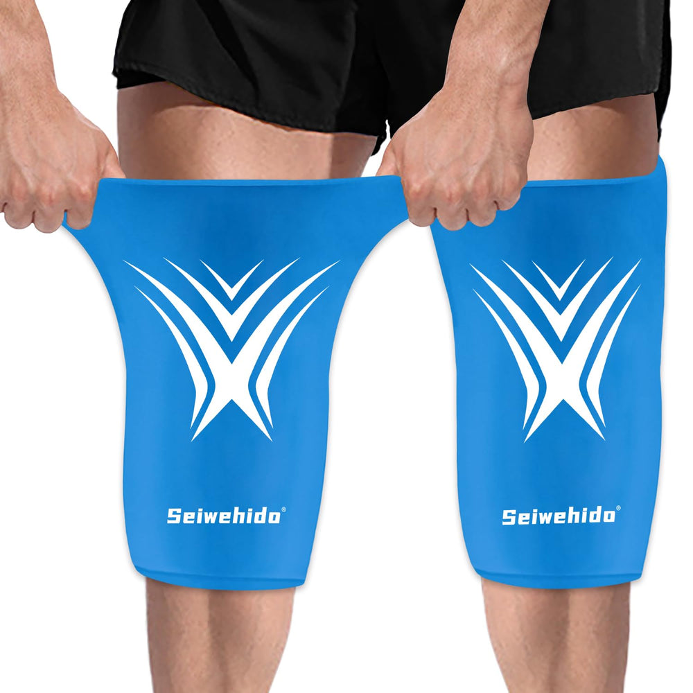 SEIWEHIDO extended knee ice pack wrap offering wider coverage for targeted cold therapy.