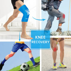 SEIWEHIDO skin-friendly Lycra knee wrap hugs the joint for gentle support.