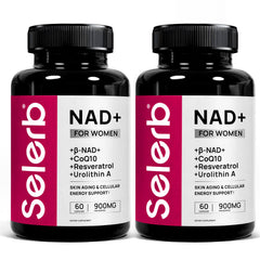 Selerb NADGENIE women's bottle front for vitality and daily energy support