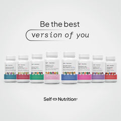 Self Nutrition Fertility Support ovulation chart graphic implying cycle balance.