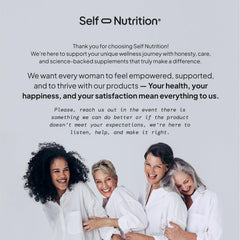 Self Nutrition Healthy Aging capsules inside bottle for easy daily use