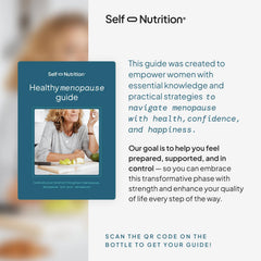 SELF NUTRITION menopause sleep night scene conveys calmer nights and better rest potential.