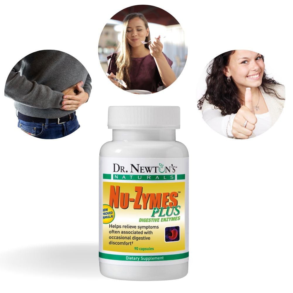 SelfCare+ Nu-Zymes Plus packaging scene showing easy pre-meal use