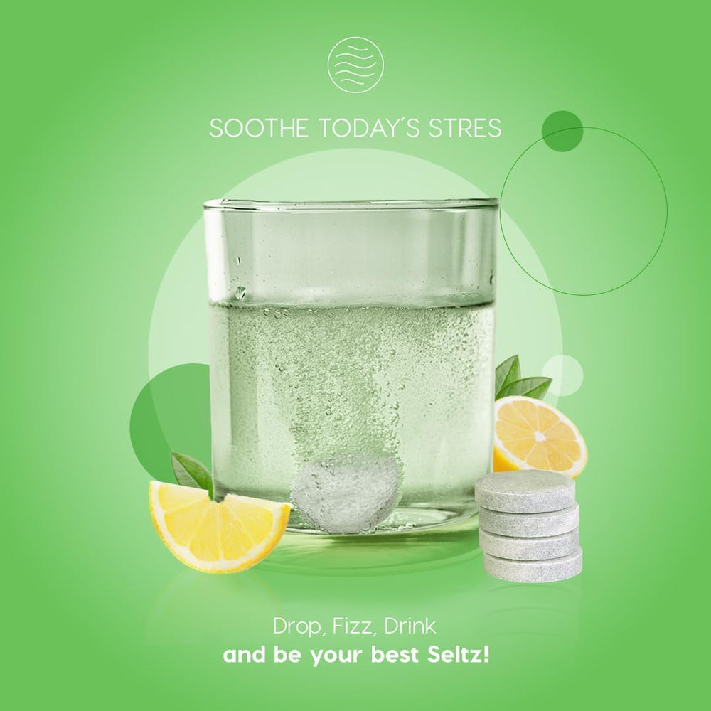 Seltz pack of 6 lemon-flavored tablets for everyday on-the-go use