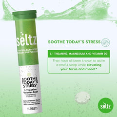 Seltz blend with L-Theanine, Magnesium, and Vitamin D3 for calm focus