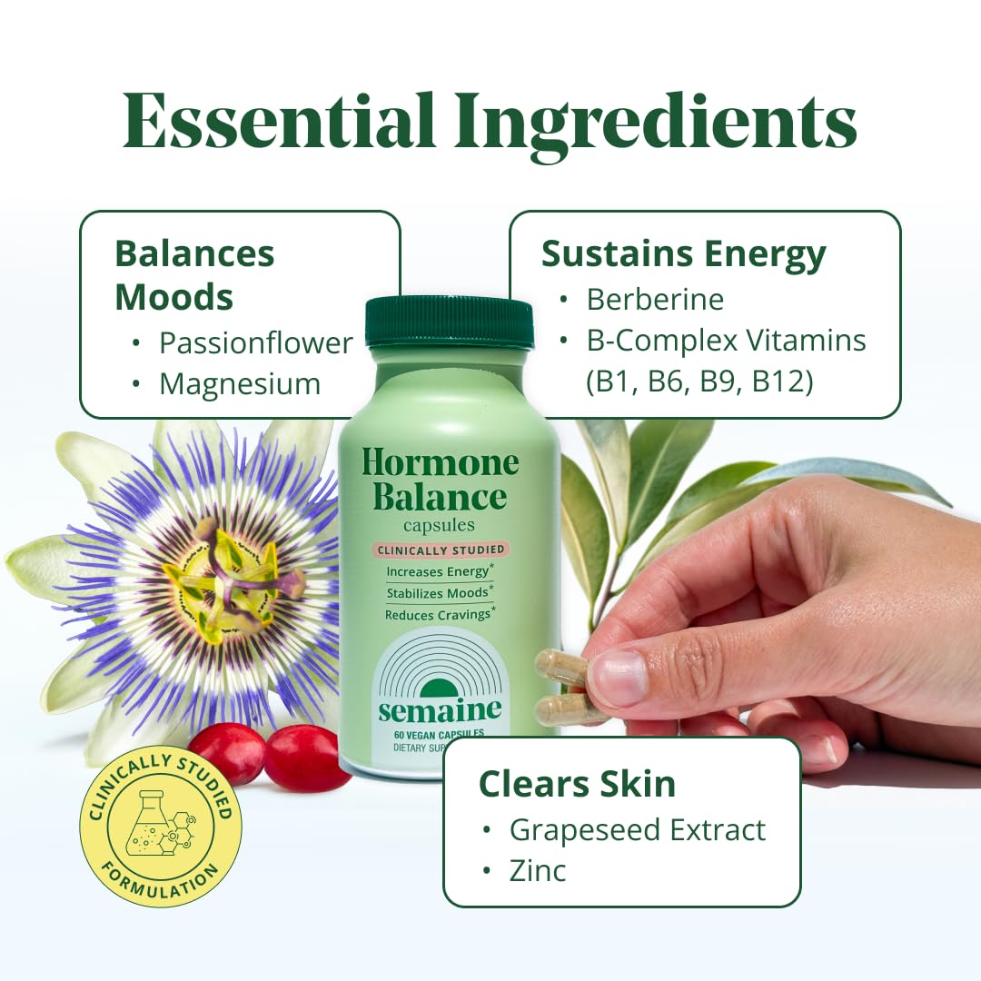 Berberine phytosome detail in Semaine Hormone Balance for balance support