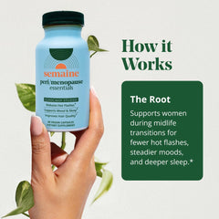 Semaine label indicating a clean, non-GMO formula