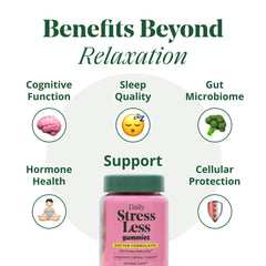 Semaine Stress Less Gummy texture closeup highlighting chewable form