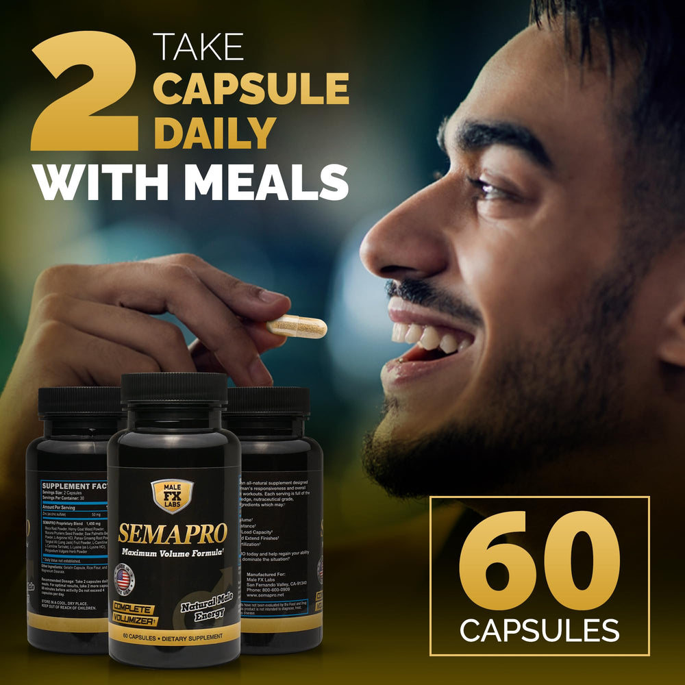 SEMAPRO semen health daily routine image highlighting ongoing support