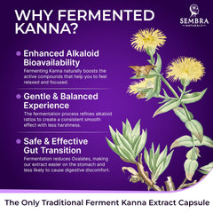SEMBRA NATURALS KannaFocus bottle top: easy access for daily rituals.