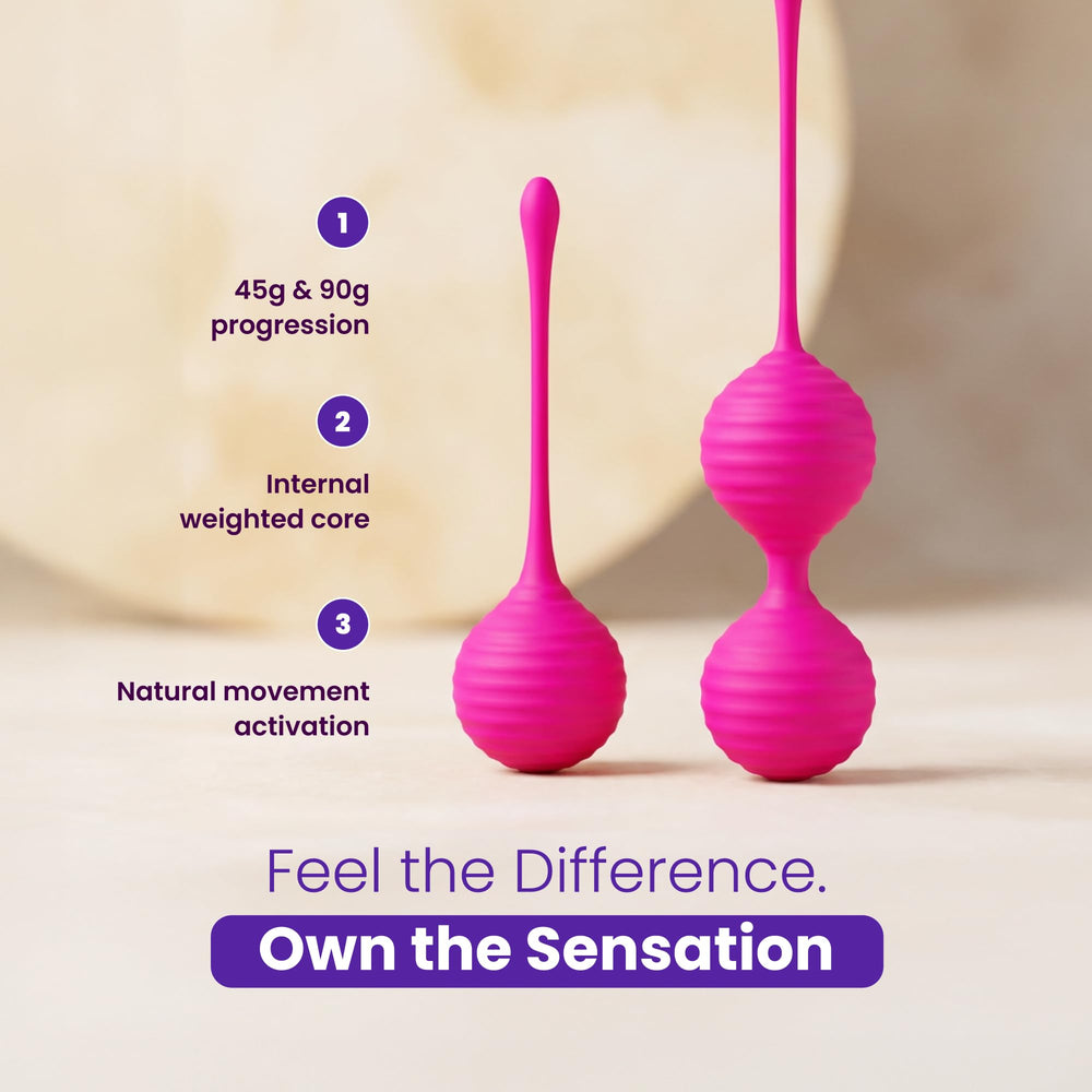 Sen Intimo Kegel Balls retrieval cord for safe, easy removal.