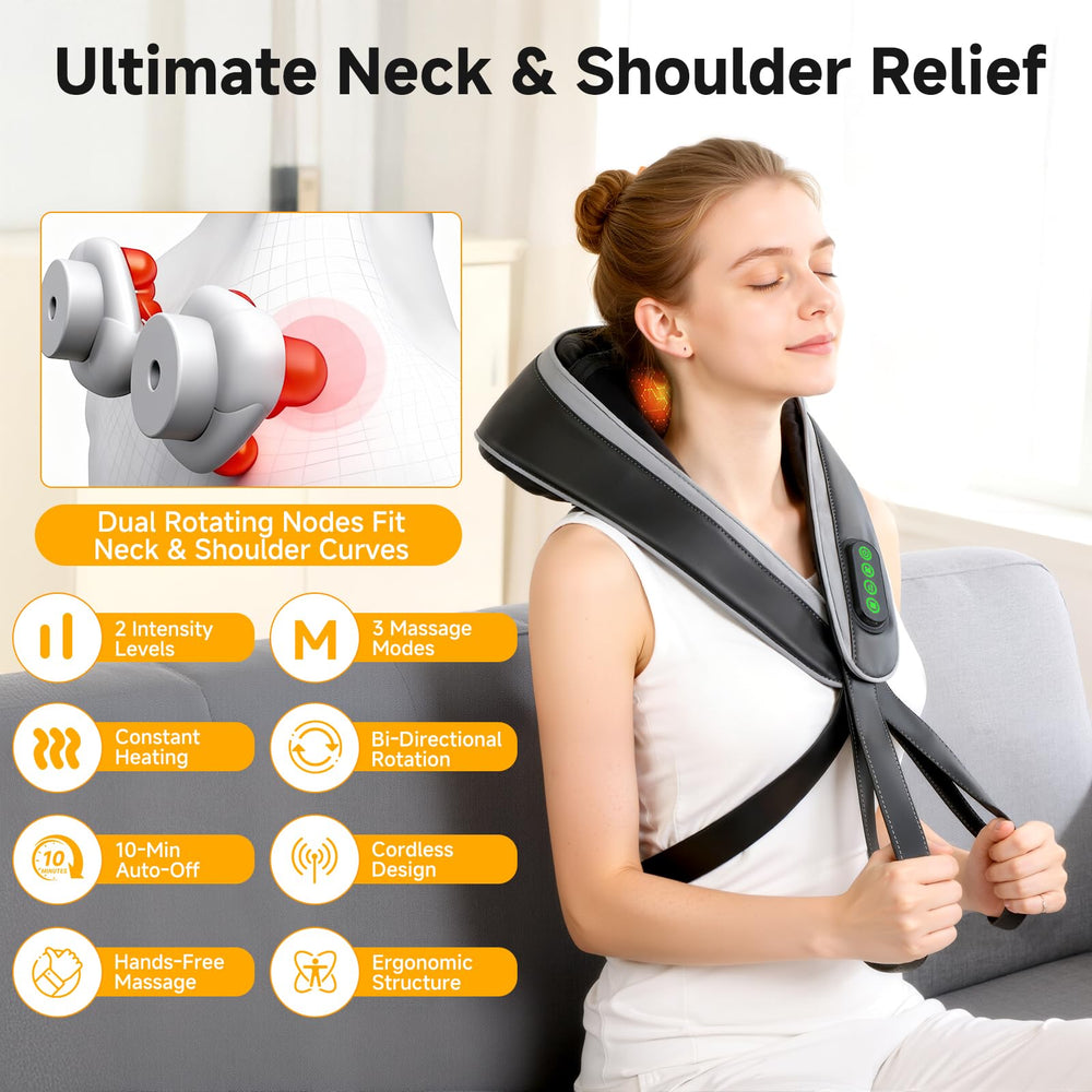 Senluyi 6D Neck Massager in hand-pull style for targeted control