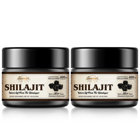 Sennasi Shilajit resin bottle ready for daily ritual and energy support.