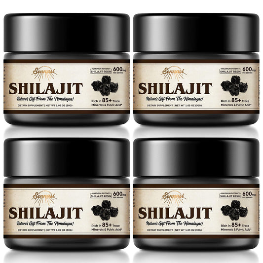 Sennasi Shilajit resin from the Himalayas supports natural energy and minerals.