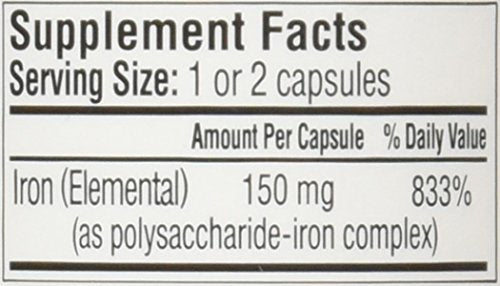Senokot NU-IRON capsule being swallowed for convenient daily use.