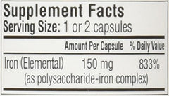 Senokot NU-IRON capsule being swallowed for convenient daily use.