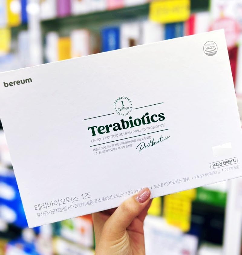 Seoulife Terabiotics 1 Trillion Stick torn open and poured for convenient daily use.