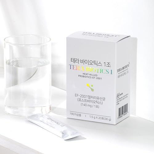 Seoulife Terabiotics 1 Trillion Stick on-the-go sachet for quick, water-free consumption.
