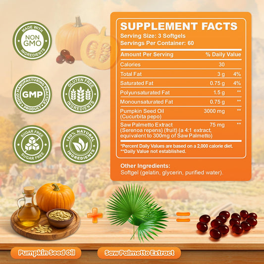 SEPT YAN saw palmetto capsules bottle highlighting hormonal balance and urinary comfort