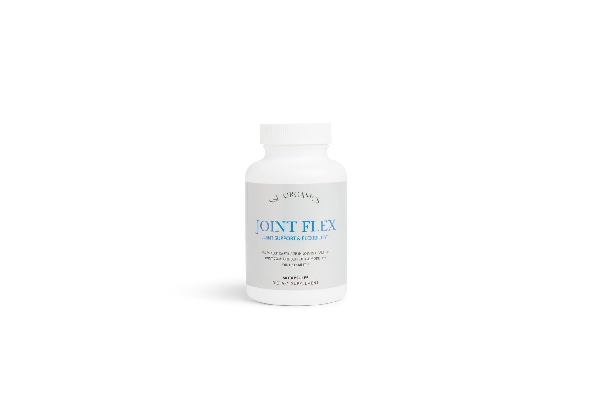 SSF Organics Joint Flex bottle front view for natural joint support