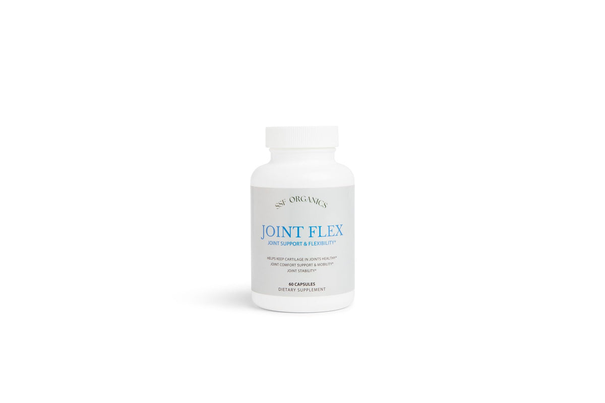 SSF Organics Joint Flex bottle front view for natural joint support
