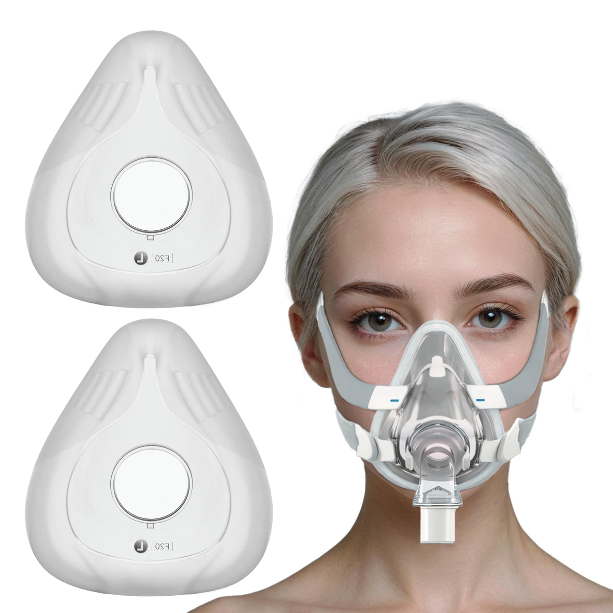 Serene Roses Serene Care cushion for AirFit F20 large provides a secure seal.