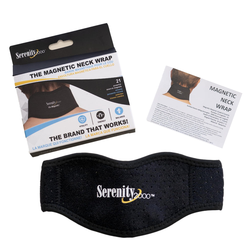 Serenity2000 neck wrap lightweight breathable neoprene enhances all-day comfort