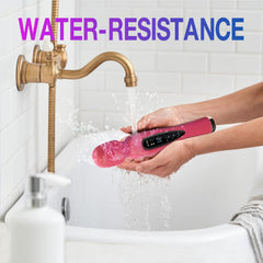 Seritivo soft silicone massager head for skin-friendly contact during use.