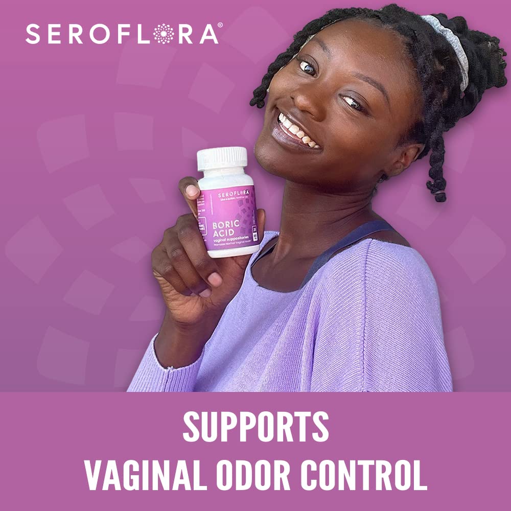 Seroflora boric acid capsules pour demonstrates simple use during routine care.