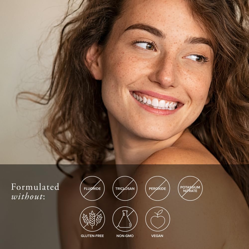 Plant enzymes from papaya and pineapple present in Serovital Smile Polish.