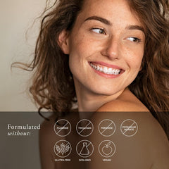 Plant enzymes from papaya and pineapple present in Serovital Smile Polish.