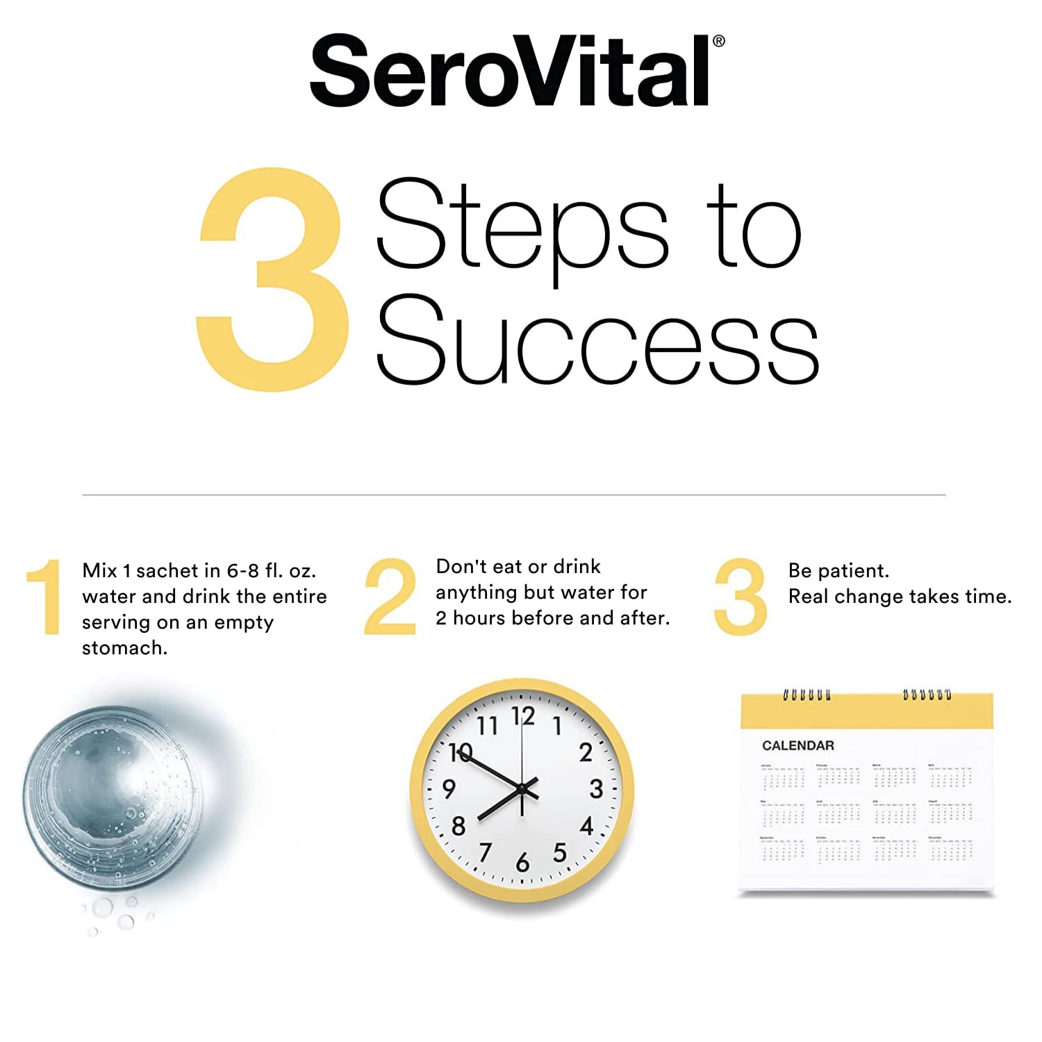 Serovital rapid dissolve powder pours into a glass for a quick boost.