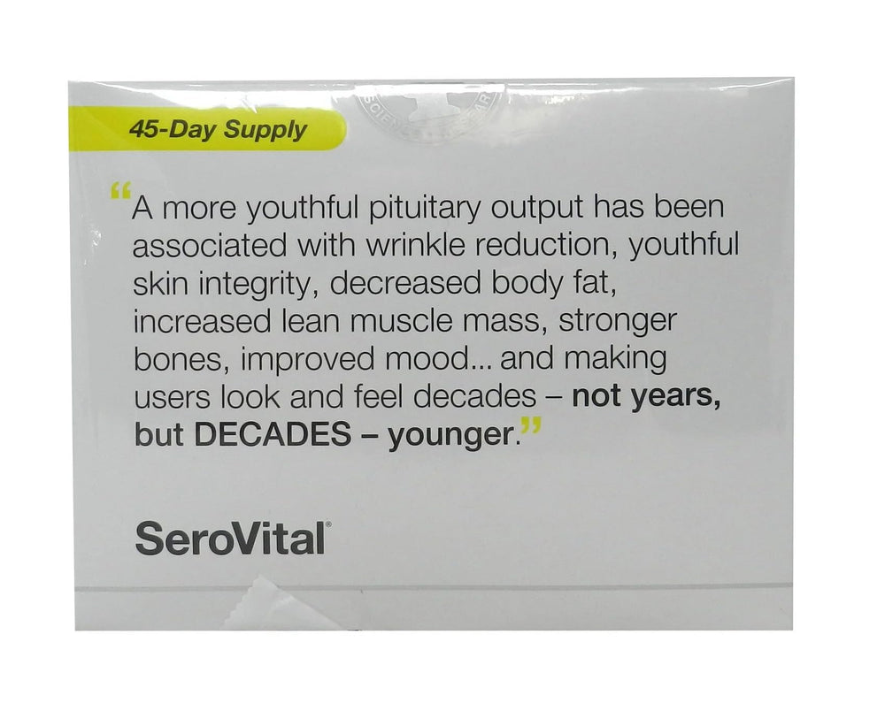 Serovital Renewal Complex bottle front for easy daily use and routine planning.